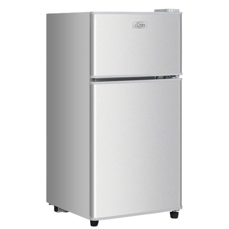 小冰箱 双门小型双开门家用冷冻藏宿舍租房用节能电冰箱静音