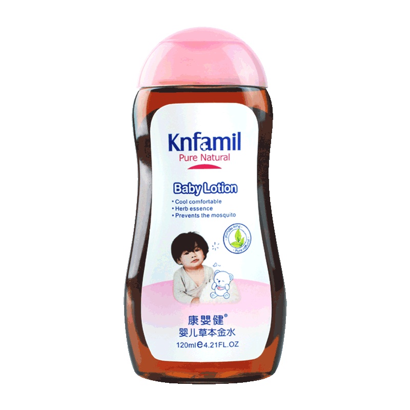 康婴健婴儿草本金水120ml 新生儿助澡金水防蚊祛痱清凉水儿童植物配方泡澡金水 有香味清凉水 防蚊/驱蚊 120ml