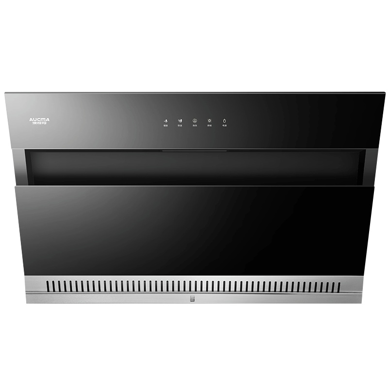 澳柯玛(AUCMA)油烟机家用大吸力侧吸式油烟机自动清洁免清洗智能触控面板一级能效节能低碳907D[侧吸式油烟机]