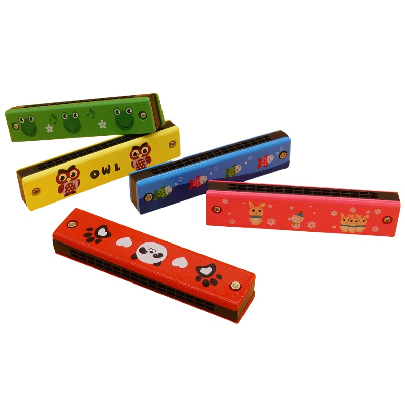 儿童口琴初学木质16孔吹奏乐器幼儿园小学生音乐玩具迷你口风琴