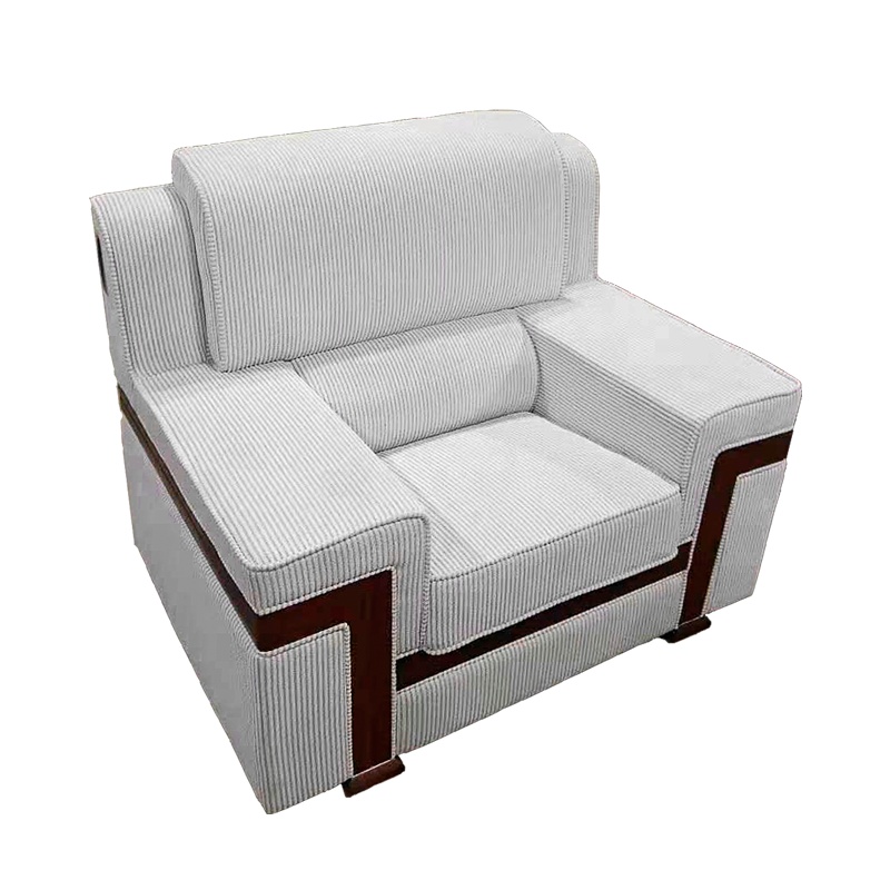 [硕辉]SH-LC接待沙发 环保实木水性油漆柔软布料 800*850*940mm