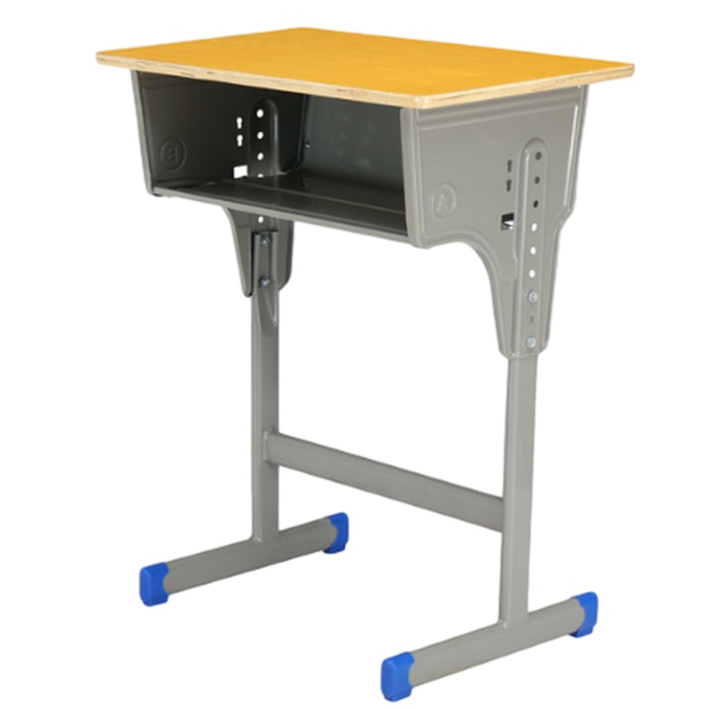 逐鹿中原单人课桌木质桌单柱学生课桌培训桌DJ947家用学习桌写字桌