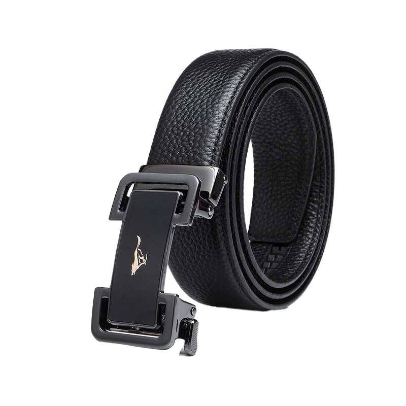 七匹狼(SEPTWOLVES)男士皮带柔软带身自动扣腰带商务休闲精美礼盒送礼自用送父亲送男友生日礼物