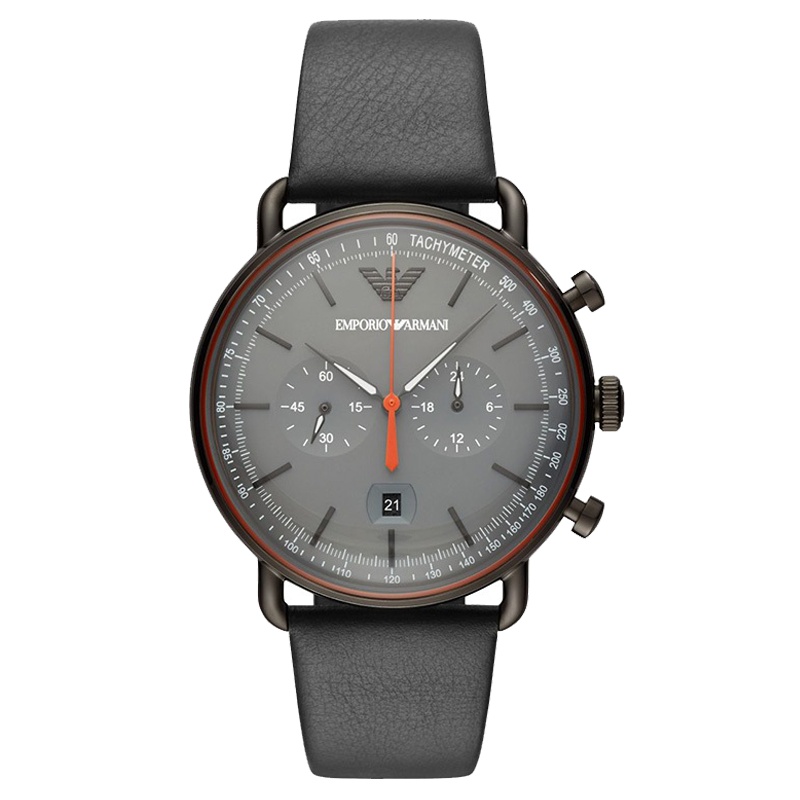 阿玛尼（Emporio Armani) 男手表 计时表男士时尚石英表 男运动休闲腕表AR11168