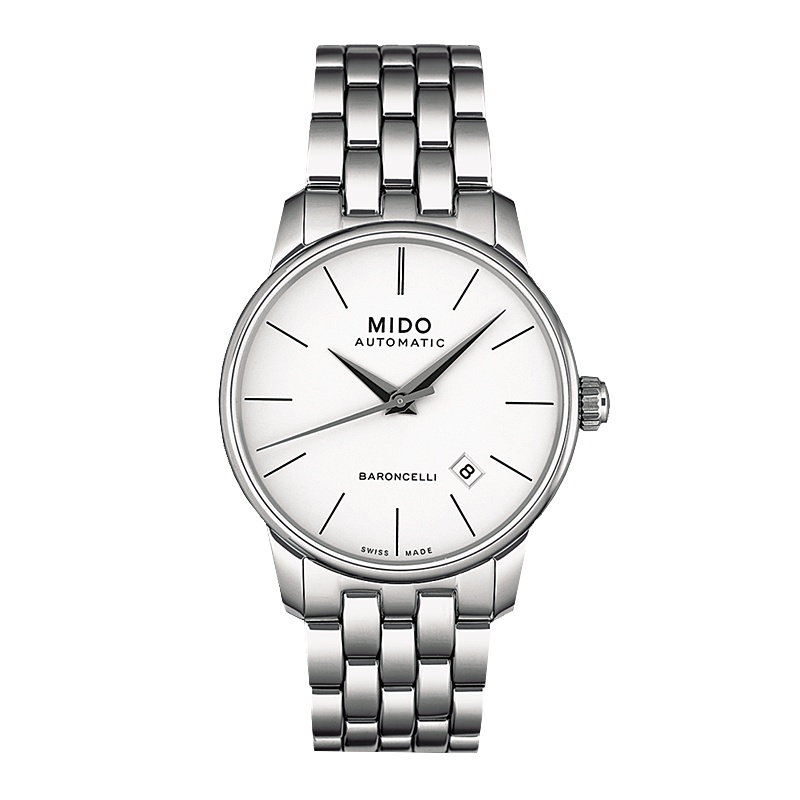 MIDO美度贝伦赛丽II系列钢带潮流休闲自动机械男表M8600.4.76.1