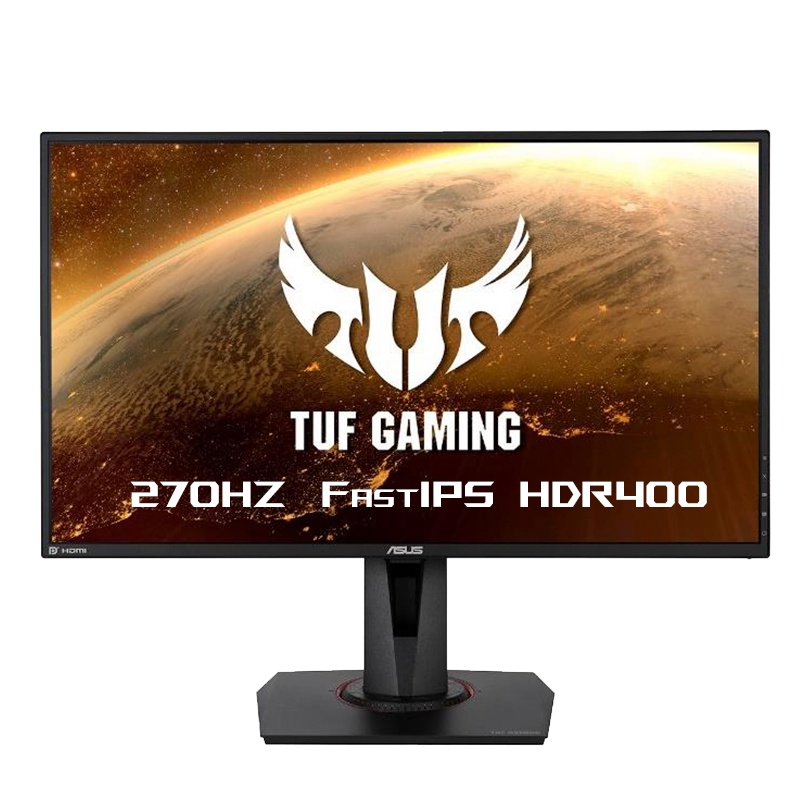 华硕 TUF Gaming VG279QM 27英寸 280Hz Fast IPS快速液晶 HDR400 G-sync电脑显示器 电竞显示器 显示屏