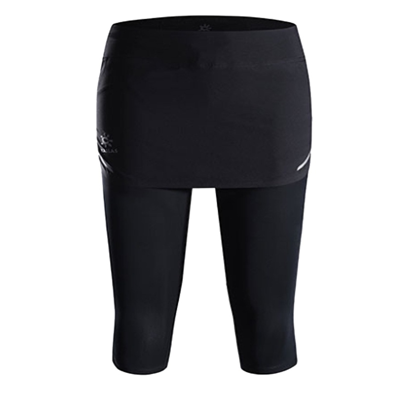 Kailas/凯乐石户外运动女款跑步二合一裙裤(五分裤)