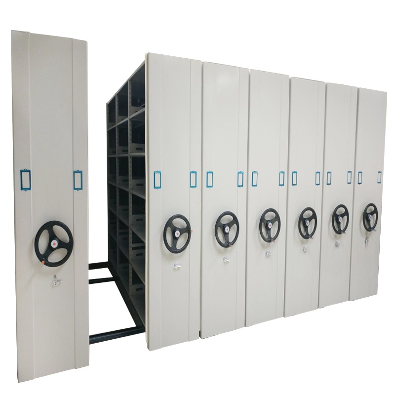 汉诺鑫威钢制档案架密集柜档案室密集架手摇式移动档案柜文件柜资料柜 每立方