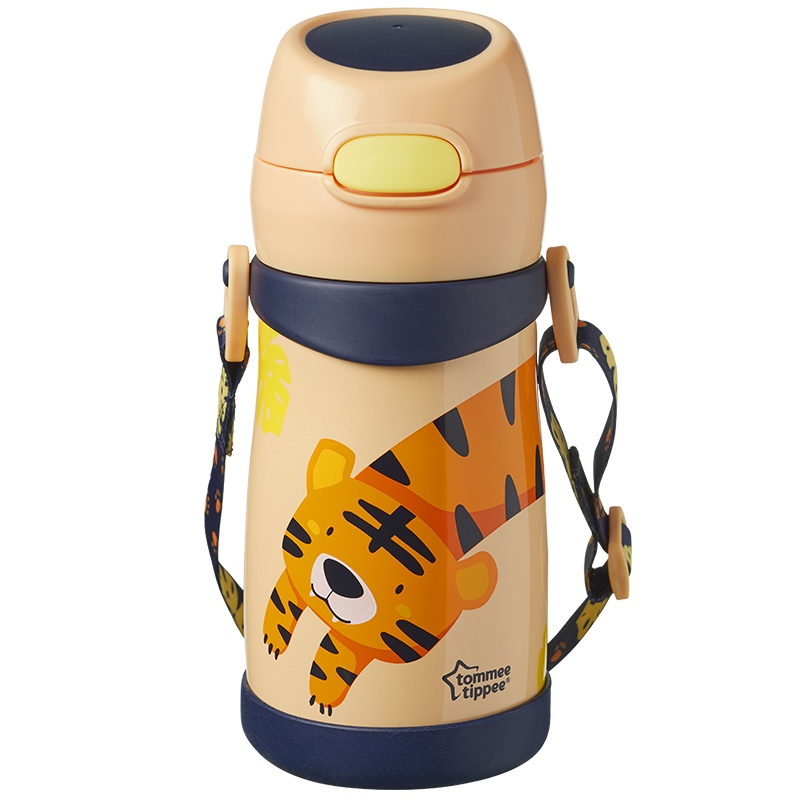 汤美星(Tommee Tippee)巧星成长316L不锈钢内胆儿童保温杯350ml-01672 316L双层真空带吸管