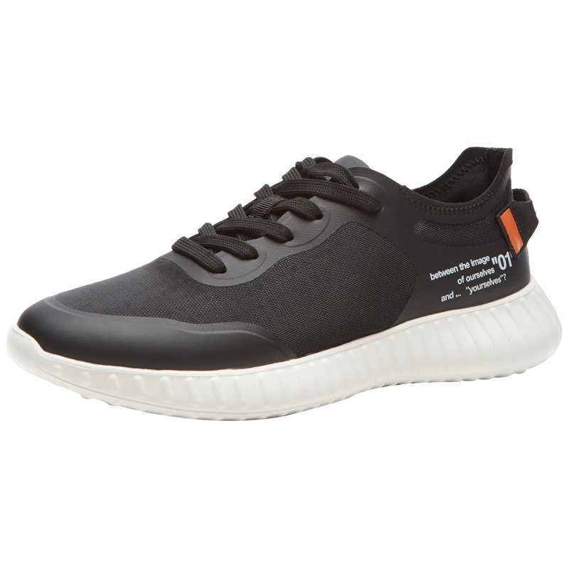 热风男士系带休闲鞋中跟厚底单鞋H12M9117