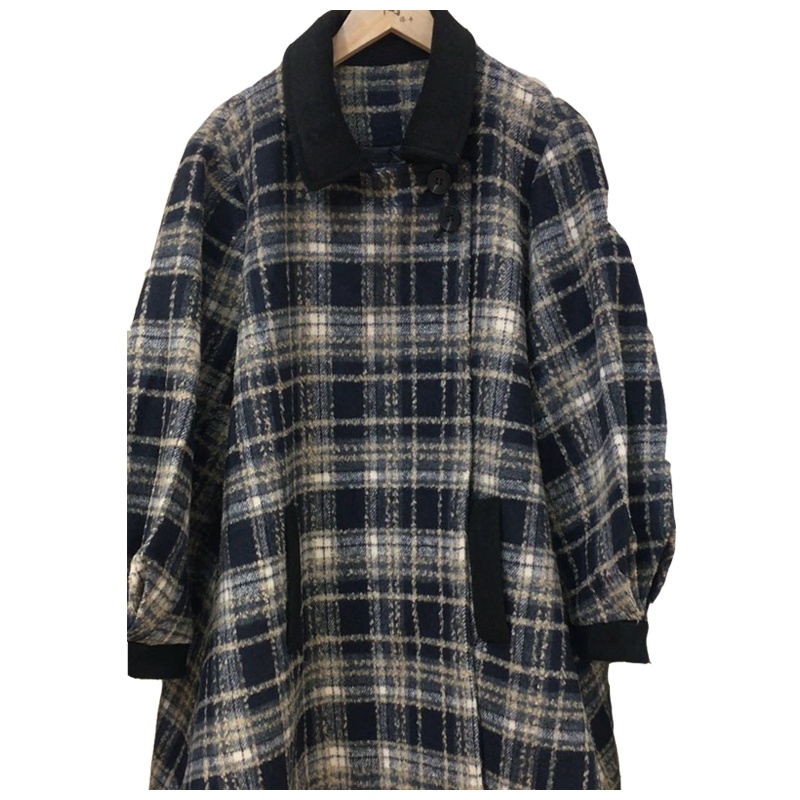 简洛卡2019冬季新款羊毛大衣外套