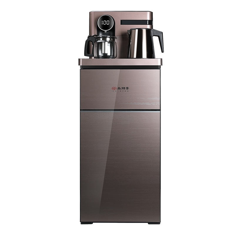 尚朋堂(SUNPENTOWN) LC-2玫瑰金 温热型茶吧机家用智能茶吧机 立式柜式全自动上水下置水桶式饮水机养生茶饮机
