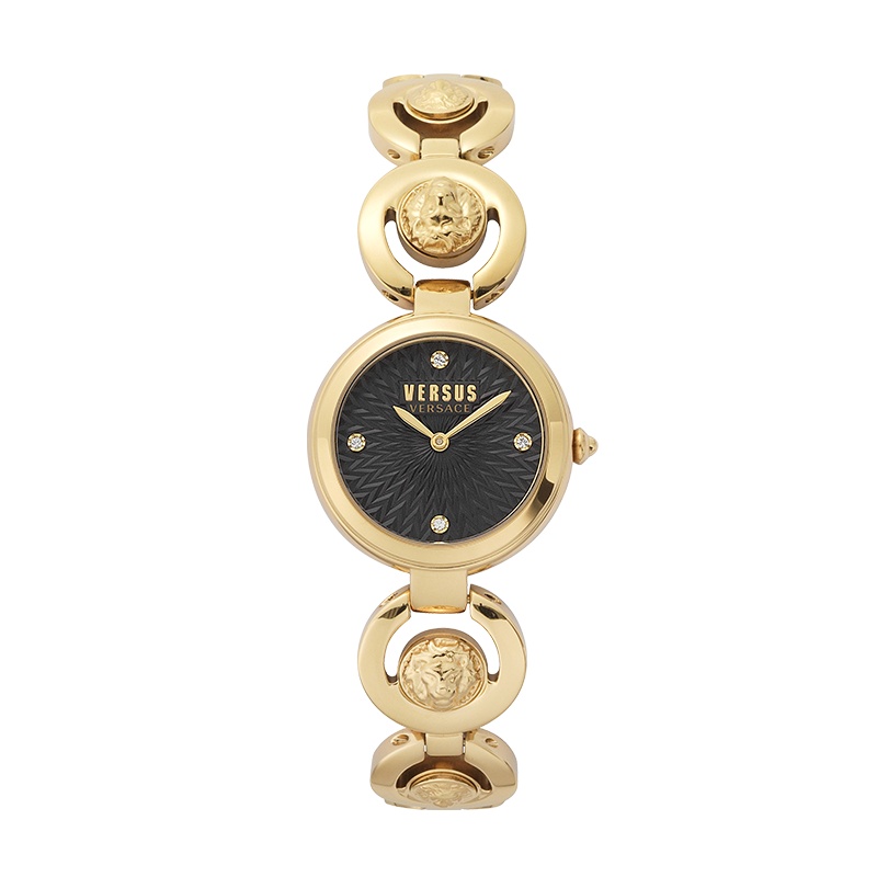 Versus范瑟丝MONTE STELLA系列轻奢个性3d狮头浮雕时尚石英女士手表VSPHL0320