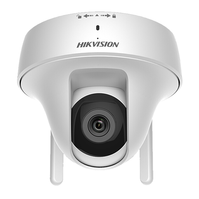 海康威视网络监控摄像头 蜗牛机无线WIFI 300度旋转 300万像素 云台控制 语音对讲 E43H-IWPT (白色)