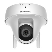 海康威视网络监控摄像头 蜗牛机无线WIFI 300度旋转 300万像素 云台控制 语音对讲 E43H-IWPT (白色)