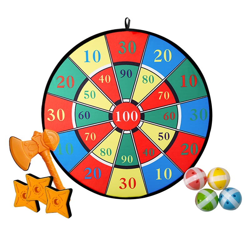 捷光玩具 儿童飞镖粘粘球 投掷粘靶球 亲子互动幼儿园玩具卡通动物室内户外运动射击类黏黏球玩具[飞镖版]