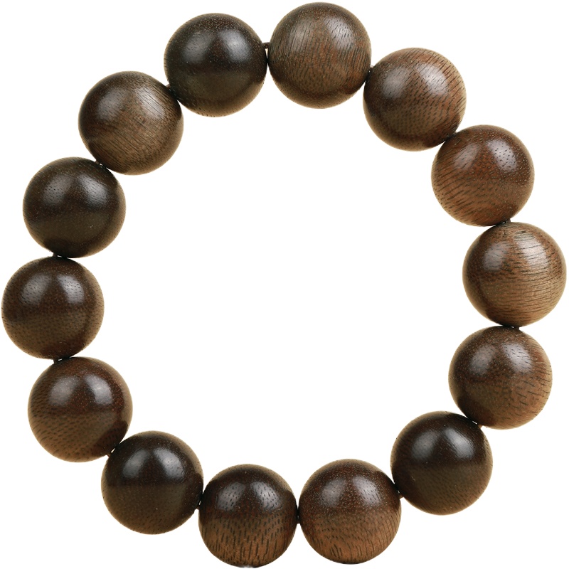 [梵心阁]文莱软丝16mm沉香手串男佛珠女孤品沉香木手链保真花香醇厚