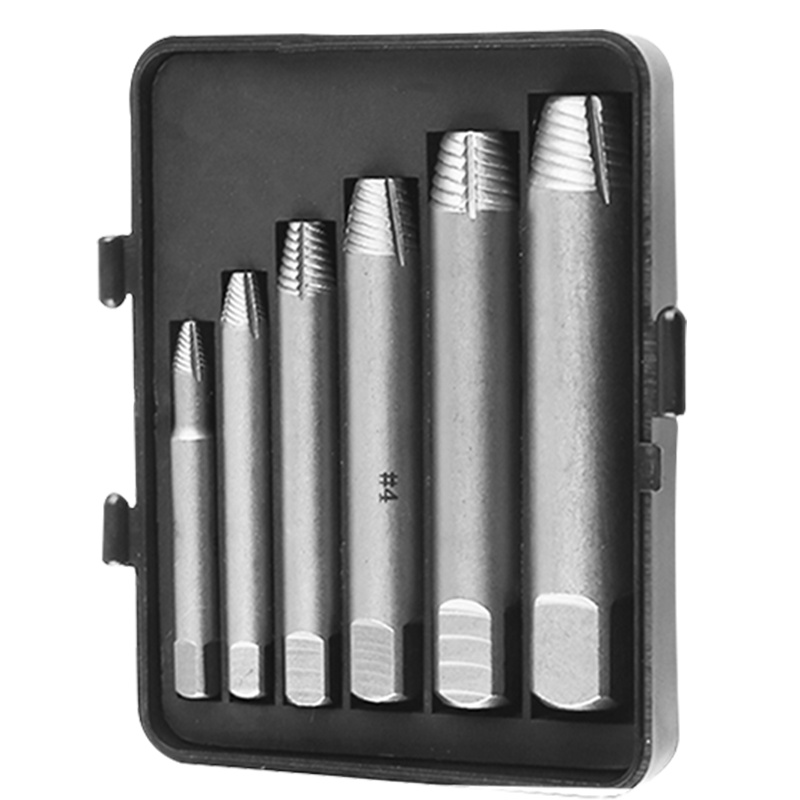 尼奥动力(neopower)断头螺丝取出器滑丝滑牙取螺丝拆除工具坏螺丝断螺丝取出器 6个装螺丝取出器 Y0040