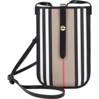 博柏利/巴宝莉 BURBERRY 女款环保帆布单肩斜挎包手机包Anne手机保护套80408761