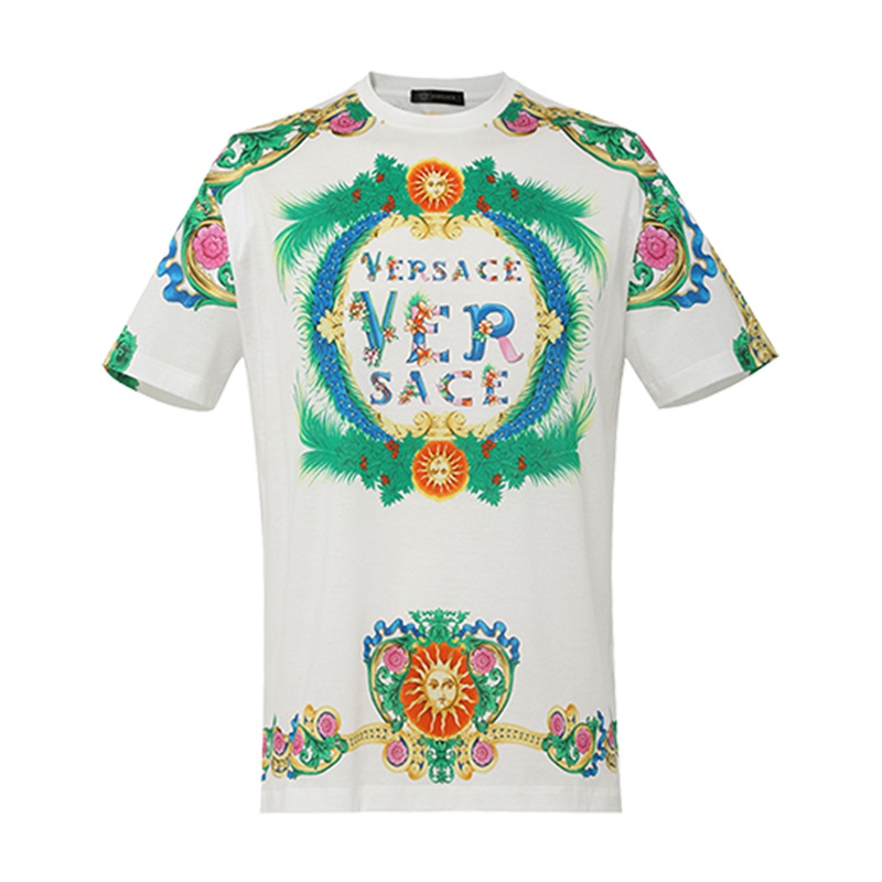 范思哲/VERSACE 19春夏新品 男士短袖圆领T恤 意大利 新款