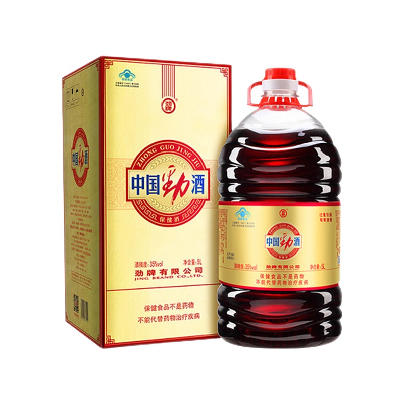 劲牌 中国劲酒35度 礼盒装 5L/5升 桶装保健酒(新老包装随机发)