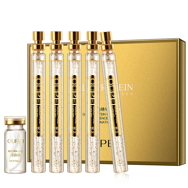 OKADY 黄金蛋白肽舒纹精华套装