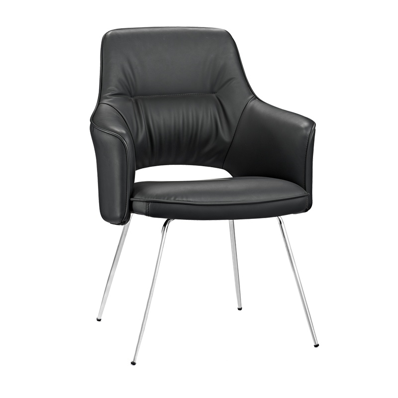 东港家具 S-8252L 电脑椅会议椅家用办公椅子人体工学椅升降转椅休闲会议椅座椅皮料颜色可定制