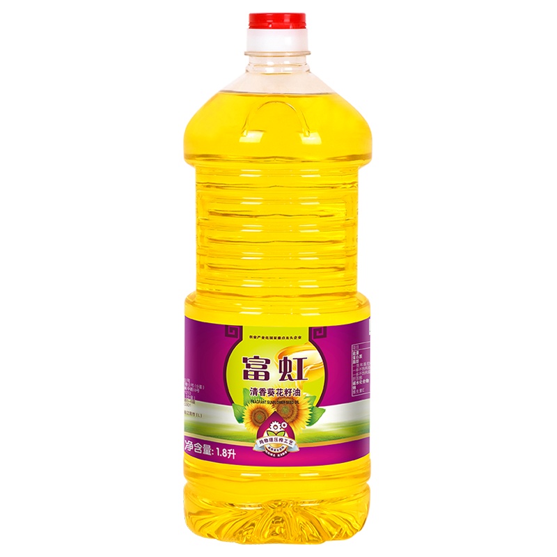 富虹油品清香葵花籽油1.8L 瓶装 小规格 食用油