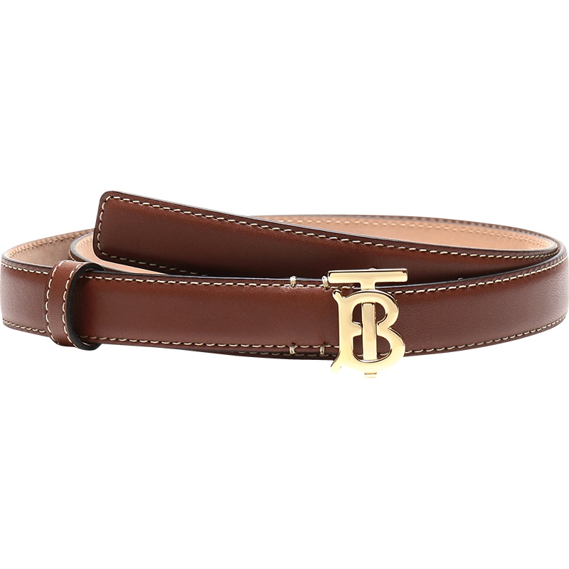 BURBERRY 博柏利 女款皮质板扣式腰带皮带 80234411