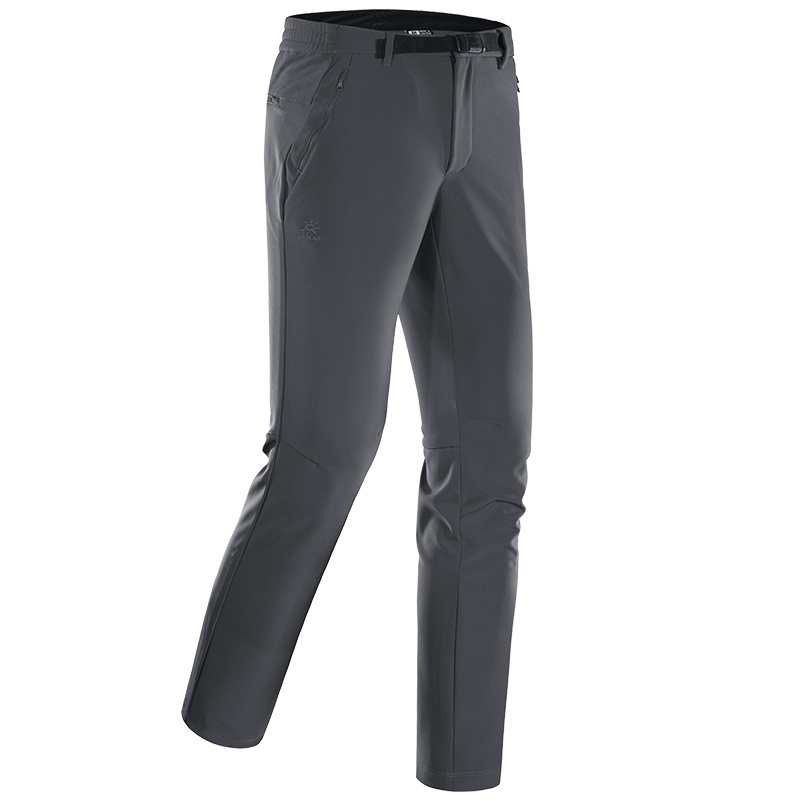 凯乐石加绒软壳裤男秋冬保暖弹力防风裤女防静电软壳冲锋裤/传奇