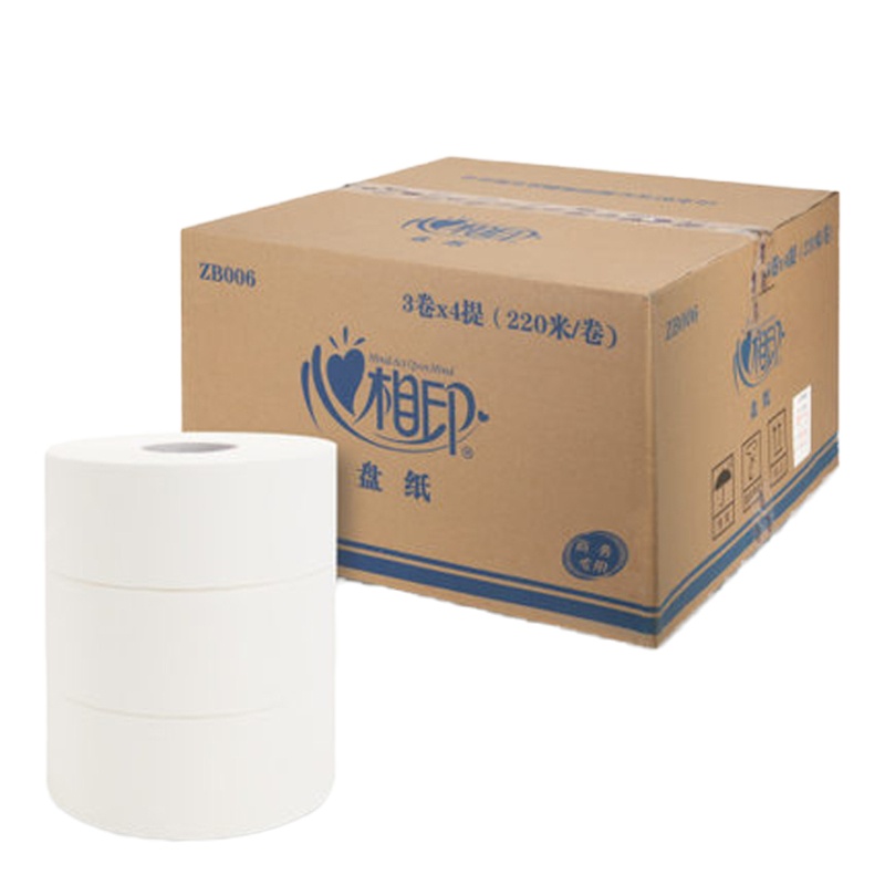 心相印大卷纸ZB006大盘纸2层 1卷220米 12卷/箱 单箱装