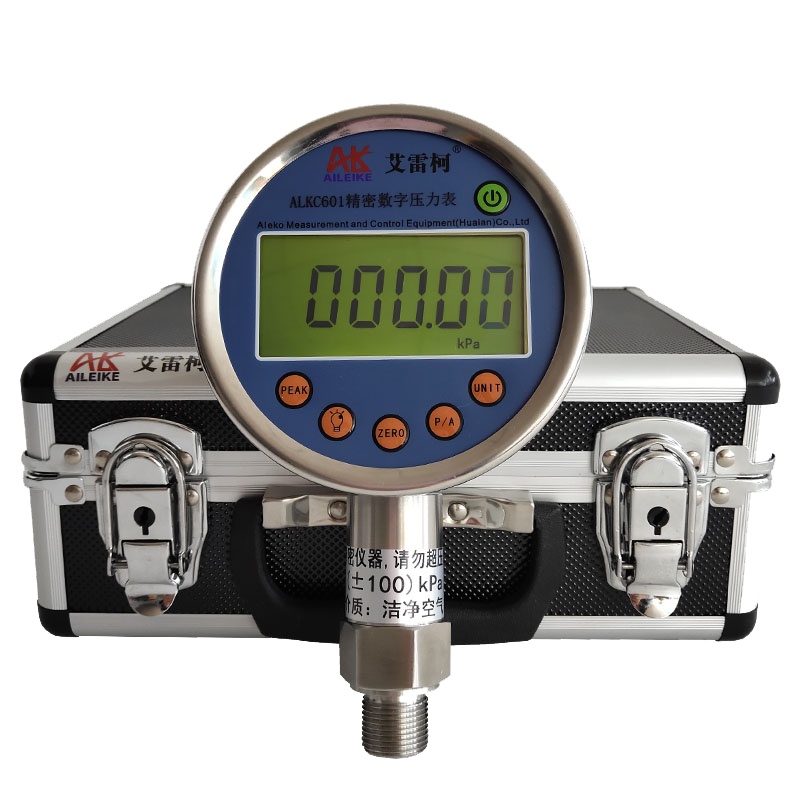 艾雷柯ALKC601精密数字压力表0.1级数字标准表5位显示电子压力计