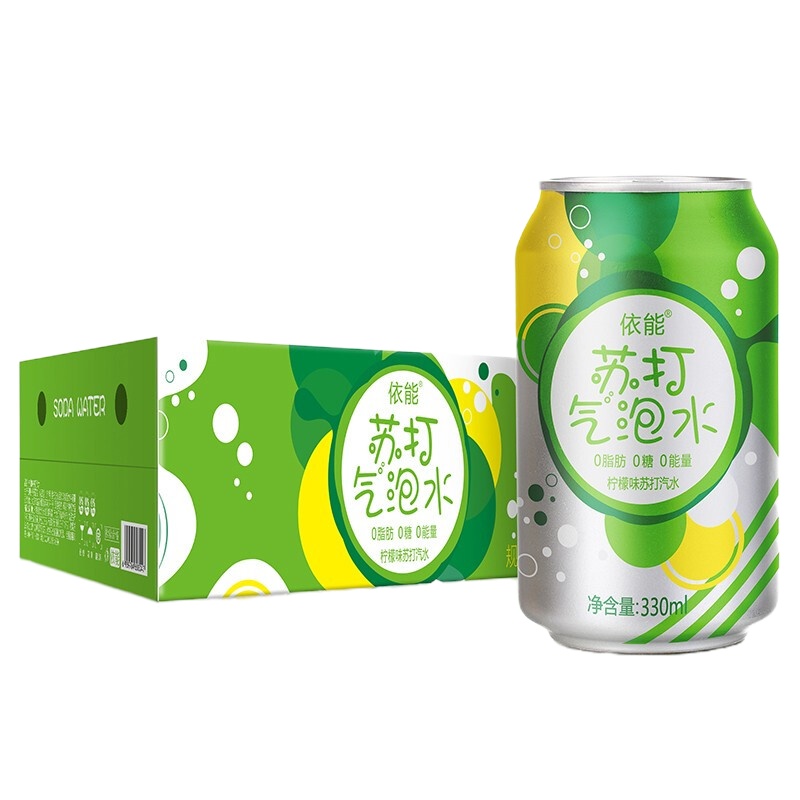 依能罐苏柠檬330ml*24整箱装