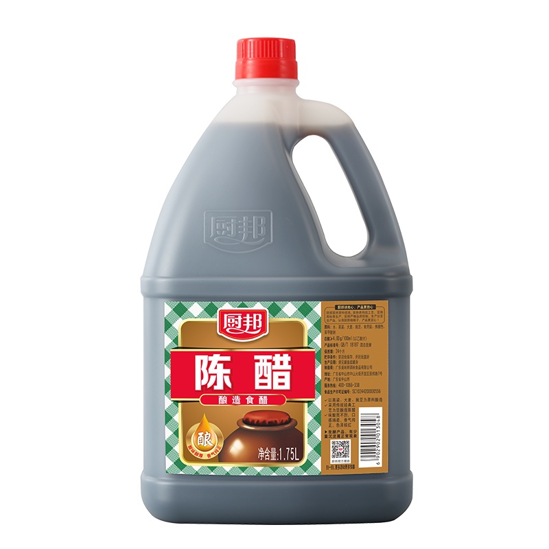 厨邦陈醋1.75L调味醋食醋 凉拌炒菜腌制点蘸调味炖肉调汁泡菜泡豆