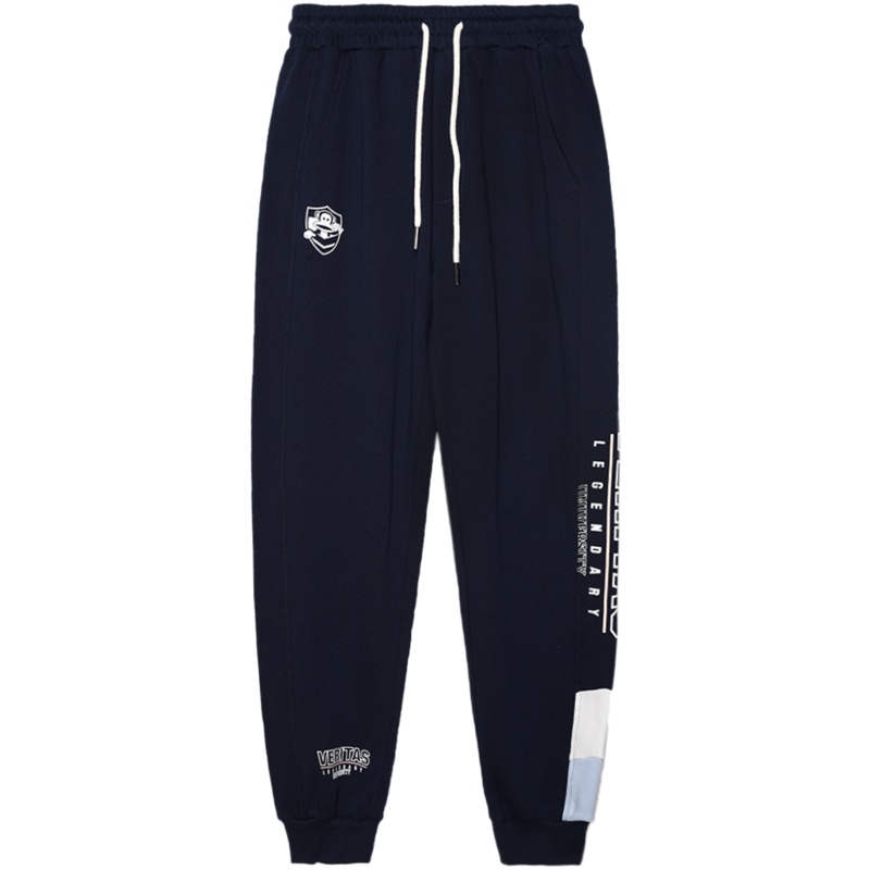 大嘴猴 春季新款休闲韩版印花宽松运动裤女