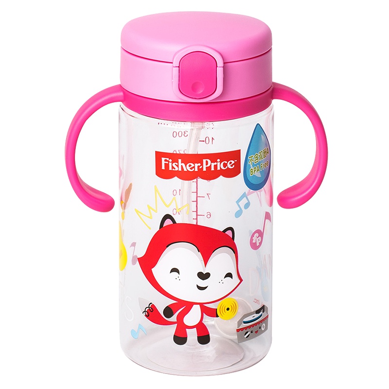 费雪牌(FISHER-PRICE) 母婴幼儿童学饮杯 FP-8027A 粉色