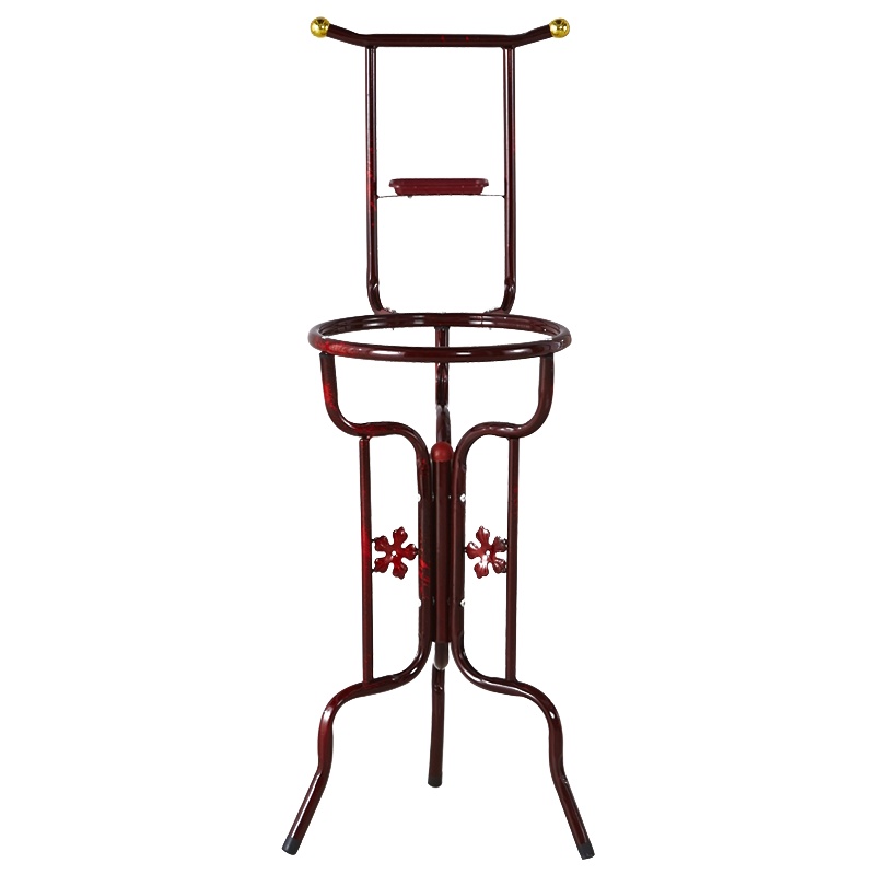 三圣 办公家具浴室洗脸盆架铁艺落地盆架仿古面盆架卫生间脸盆架毛巾架子置物架