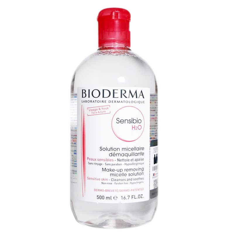 贝德玛BIODERMA 舒妍多效洁肤液 500ml 粉水 卸妆水