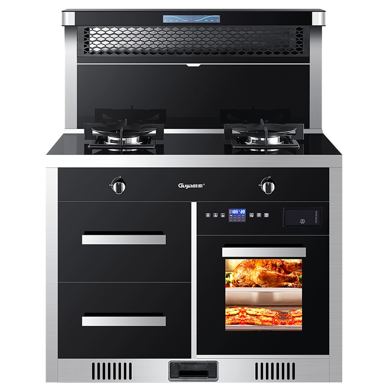 GUJIA顾家 G100D一米大尺寸集成灶蒸烤箱一体灶家用大吸力环保灶