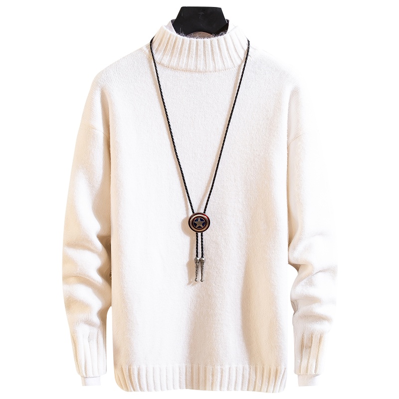 FORTEI富铤 毛衣男秋冬新款针织衫上衣青年休闲修身潮流韩版打底衫