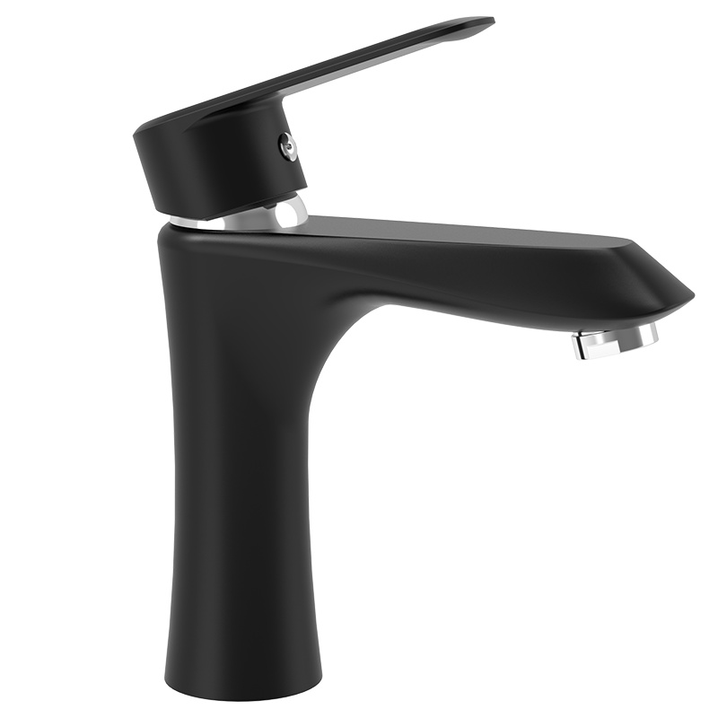 法恩莎卫浴 浴室卫浴水龙头面盆龙头冷热出水精铜主体水龙头冷热龙头