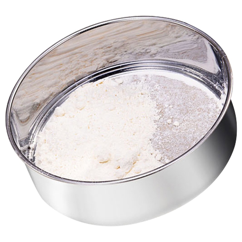 不锈钢面粉筛面筛漏网 过滤细网筛子家用筛子超细烘焙手持糖粉过滤网筛漏 11cm 15cm 18cm 三件套