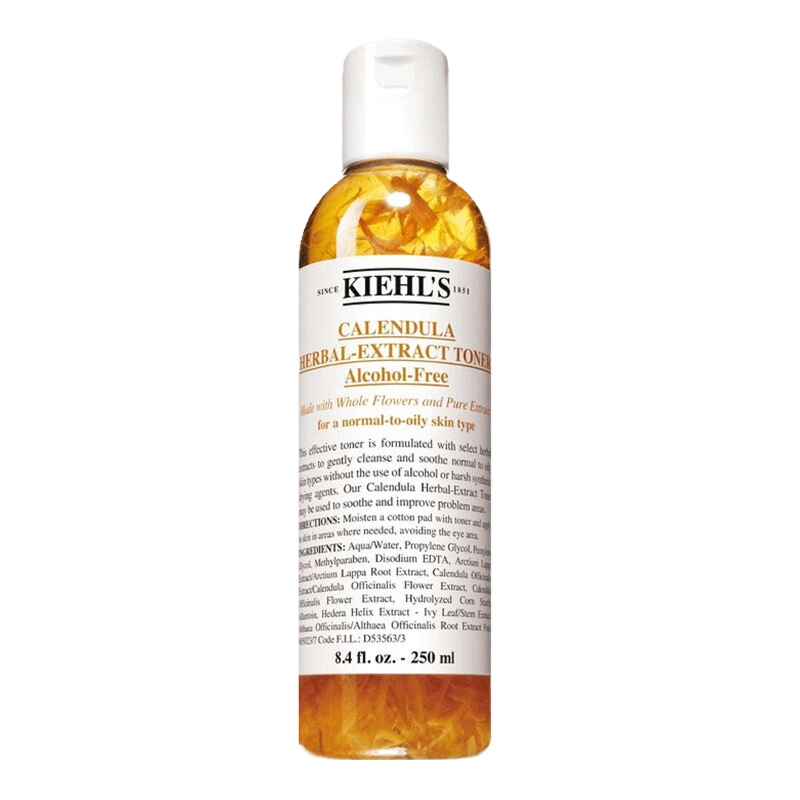 科颜氏(Kiehl's)金盏花植物爽肤水250ml 补水保湿收缩毛孔 控油平衡