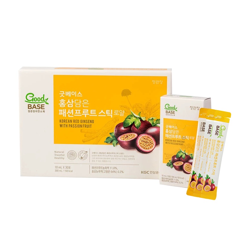 韩国正官庄高丽参百香果礼盒送妈妈生日礼物 10ml*30包