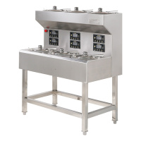 飞天鼠(FTIANSHU) 煲仔饭机商用全自动智能数码外卖电煲仔炉瓦煲砂煲锡纸 6头双层单排