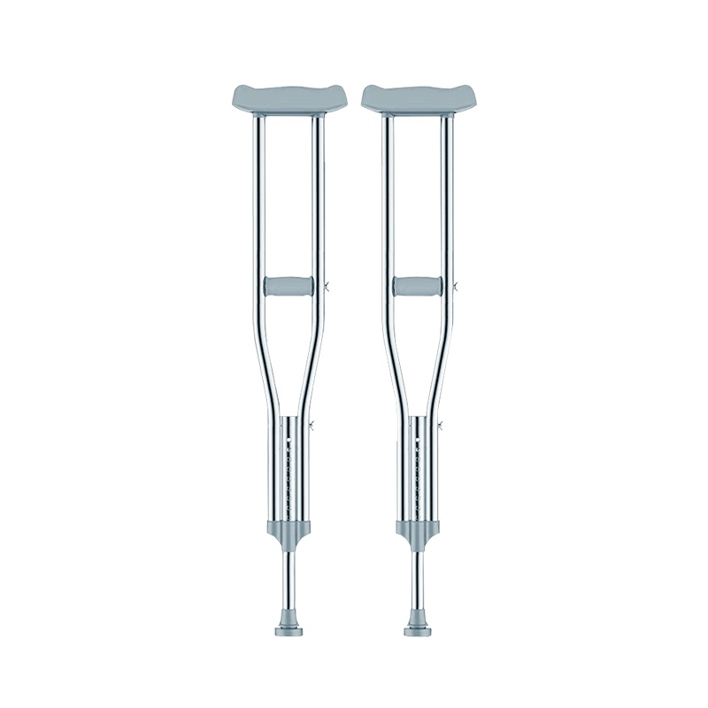 界面医疗腋下拐医用拐杖双拐腋下拐骨折拐棍年轻人老人捌杖防滑儿童女老年人 不锈钢 大号