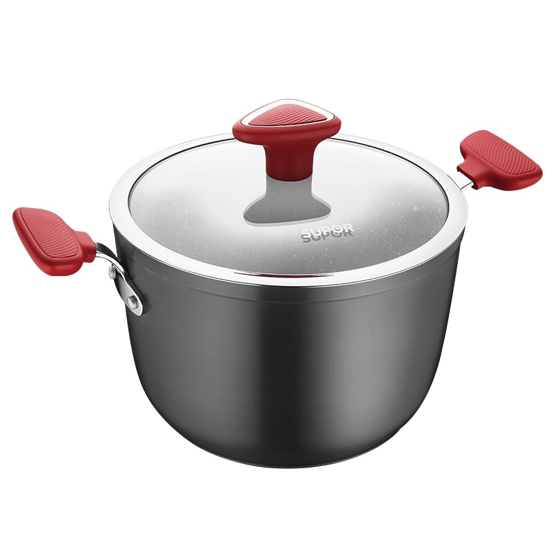 苏泊尔(SUPOR)星星石健康不粘汤锅 高透耐热可视玻璃不粘易清洗奶锅汤锅磁炉通用不挑灶 PT20W2 20cm