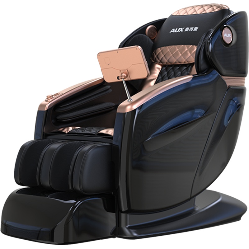AUX/奥克斯豪华按摩椅9911家用全身全自动太空悬浮舱深V零重力小型多功能老人电动沙发颈椎肩腰背部智能揉捏器黑金色