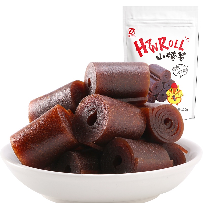 [真心 山楂卷120g] 休闲零食果脯山楂卷蜜饯小吃食品女生XT