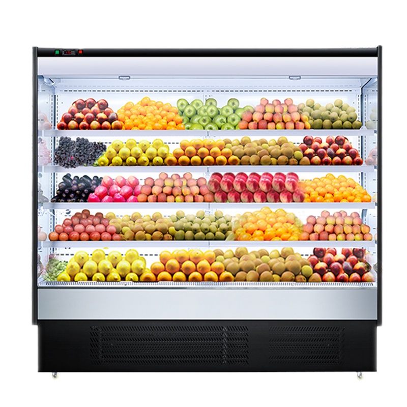 希冷（XILEN）风幕柜水果保鲜柜商用展示柜冷藏饮料柜超市酸奶柜蔬菜点菜柜 经典款1.5米风冷 (内机/外机)